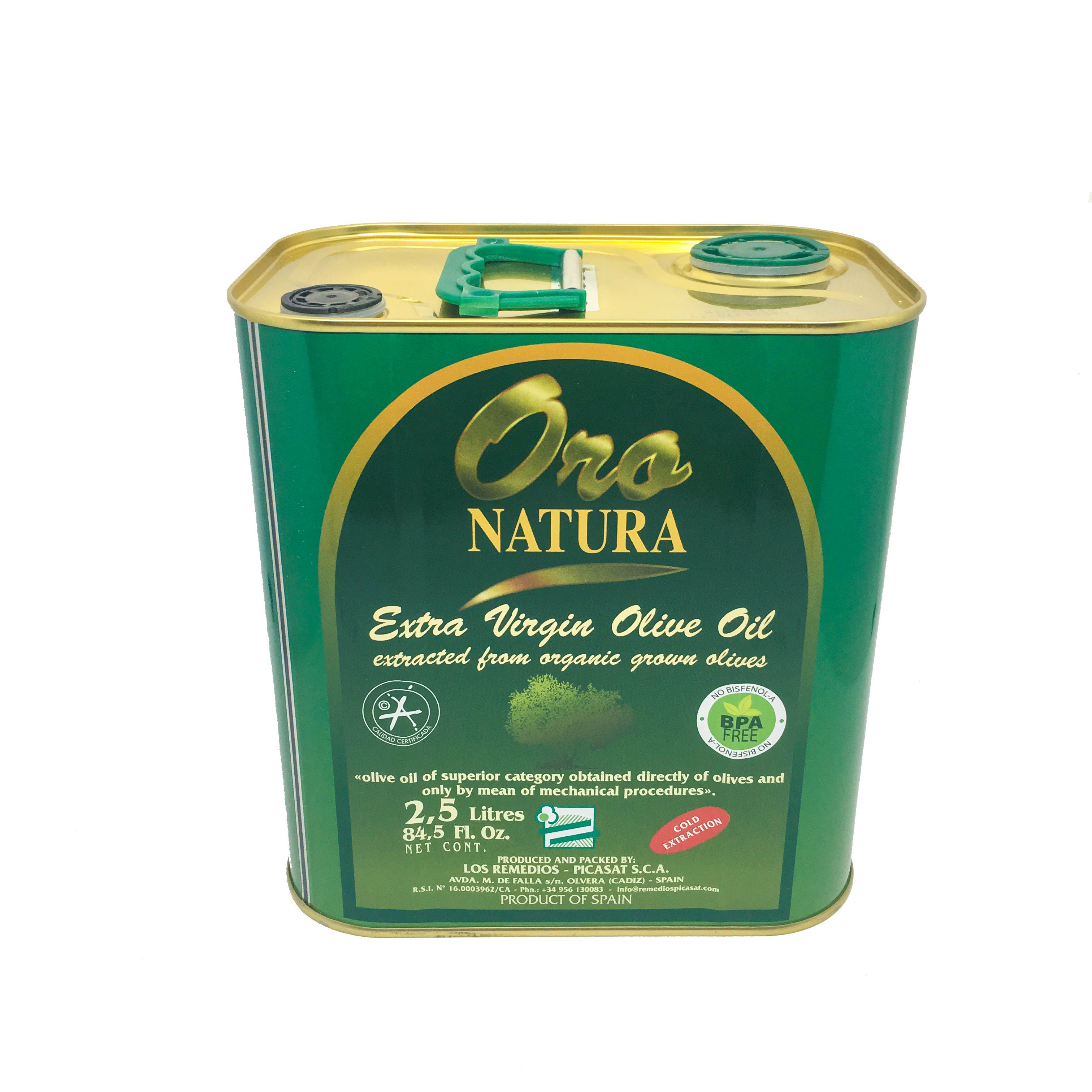 Aceite Ecológico Oro Natura 2,5L - Los Remedios Picasat